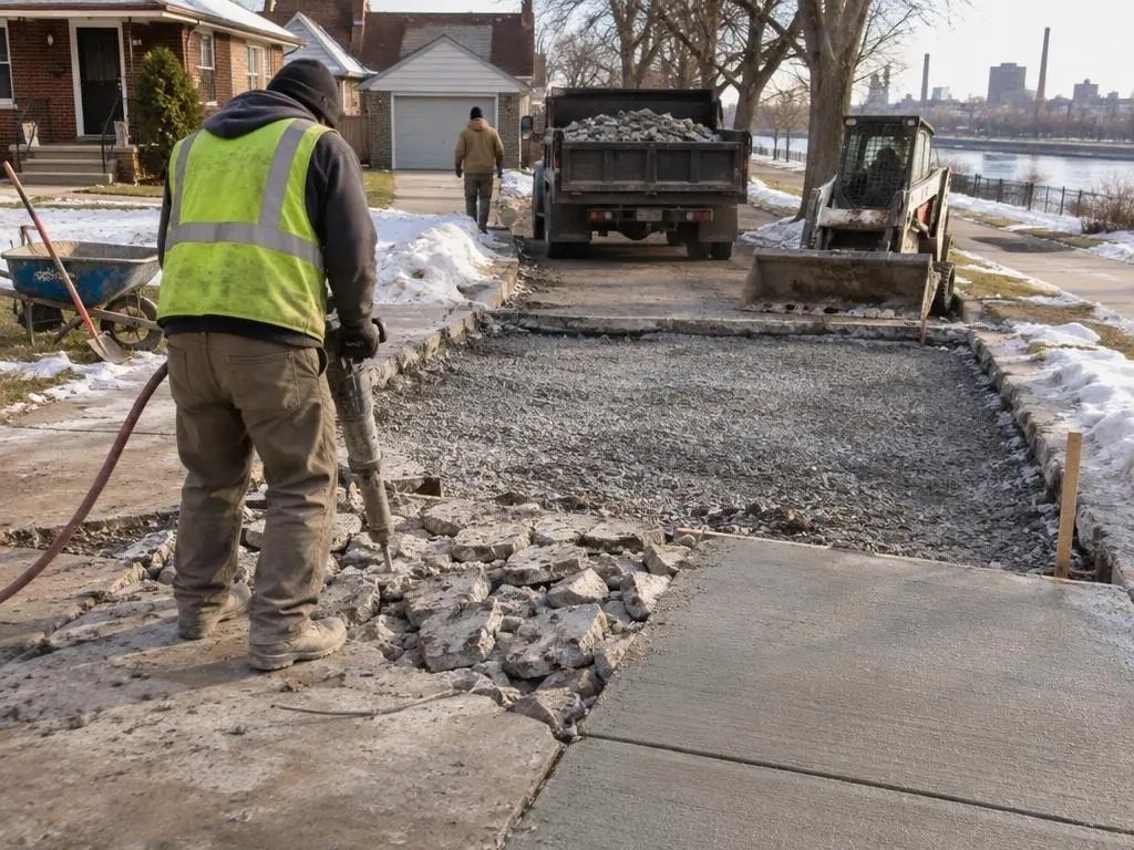 Concrete Driveways in Flint, MI