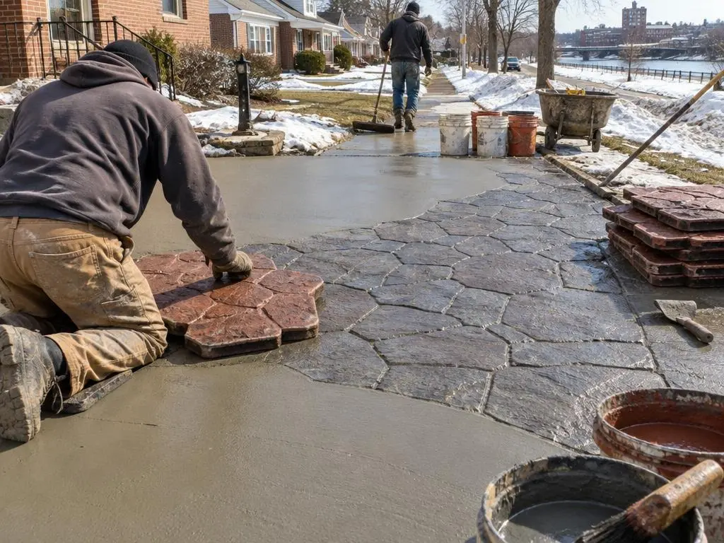 Stamped Concrete in Flint, MI